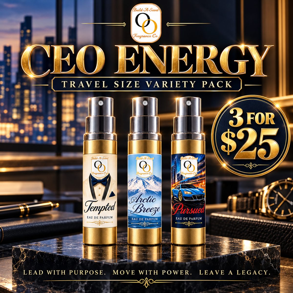 CEO Energy travel size variety pack